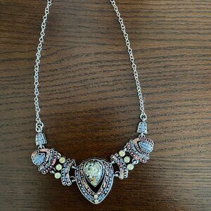 STATEMENT JEWELRY Handcrafted artisan handmade metal necklace